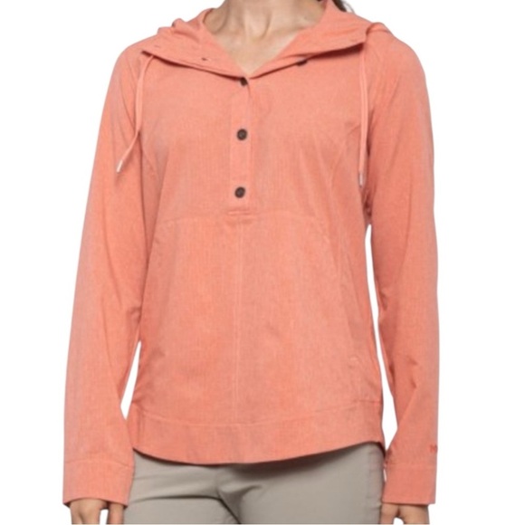 MARMOT Lorey AirExchange Pullover in Coral Pink Size Small — GORGEOUS!!! - Picture 1 of 8